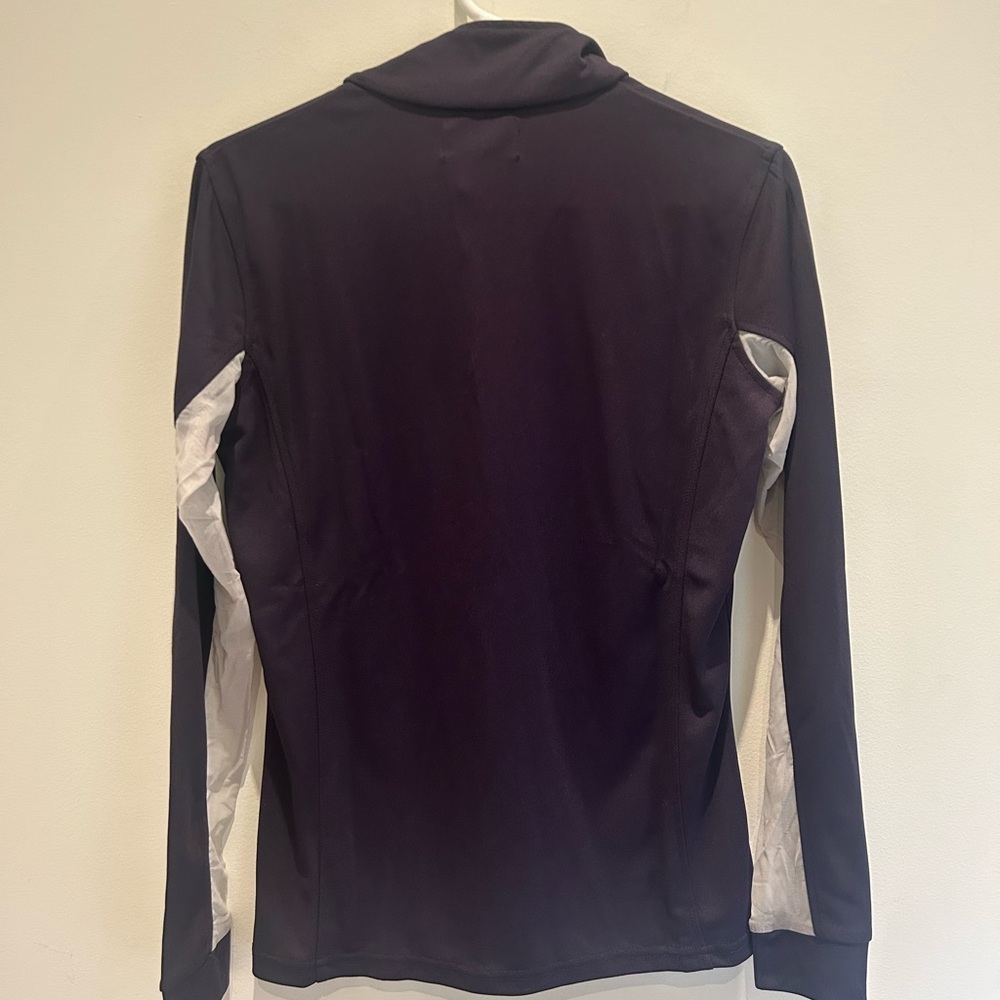 Horze Women's Purple Long Sleeve Top Zip-up - Picture 8 of 8